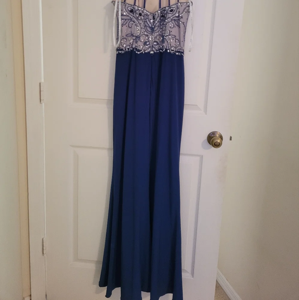 Camille la vie blue formal dress - Picture 3 of 4